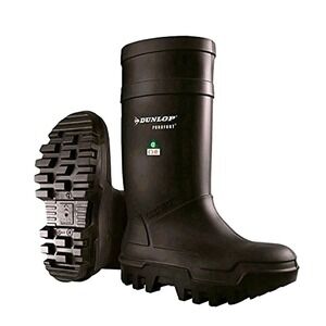 Dunlop Purofort Thermo full Safety Men's Knee Boots‎ Black Size 11 / 12